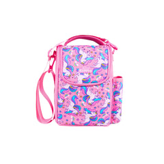 Smily Kiddos Sky Unicorn Theme Pink combo (Bag, Pencil box ,Lunch bag )