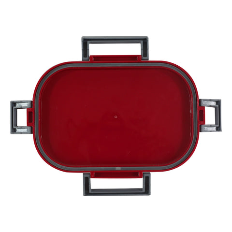 Image of Smily kiddos Stainless Steel Pan Cake Theme Lunch Box - Red  3+ years