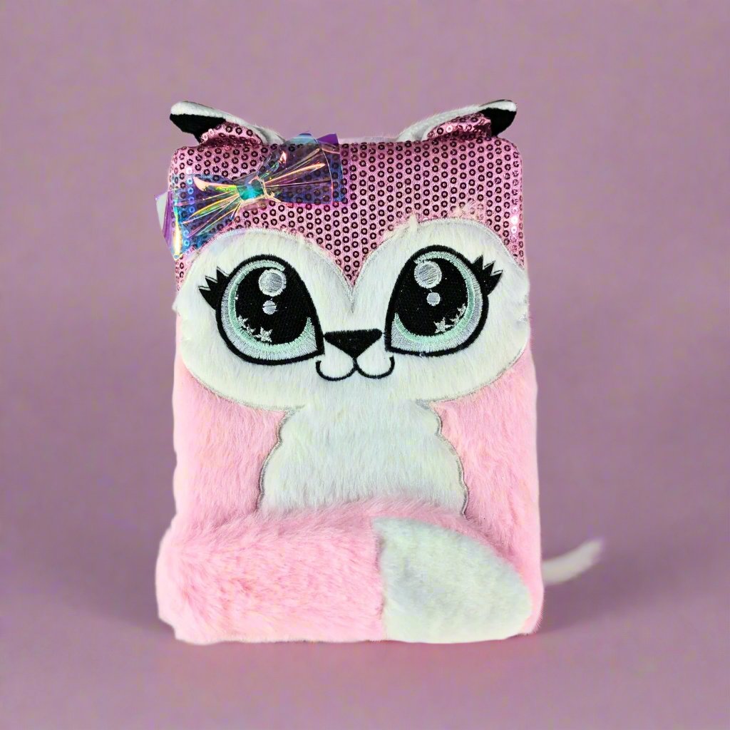 Smily Kiddos Fluffy Note Book Happy Squirel