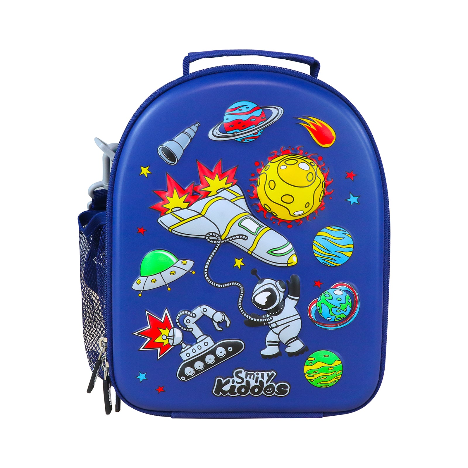 Smily Kiddos Combo BLUE (Backpack , Lunch Bag , Pencil Box , Water Bottle )