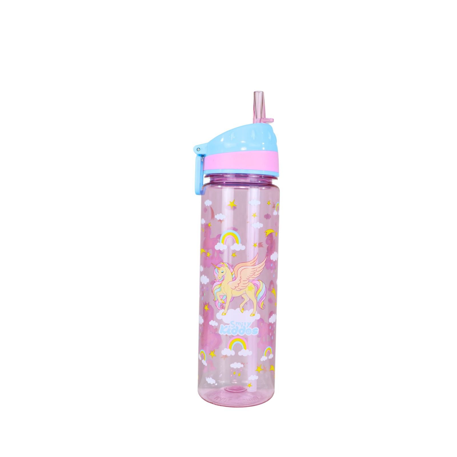 Straight Water Bottle With Flip Top Nozzle Unicon Theme sipper bottle 2