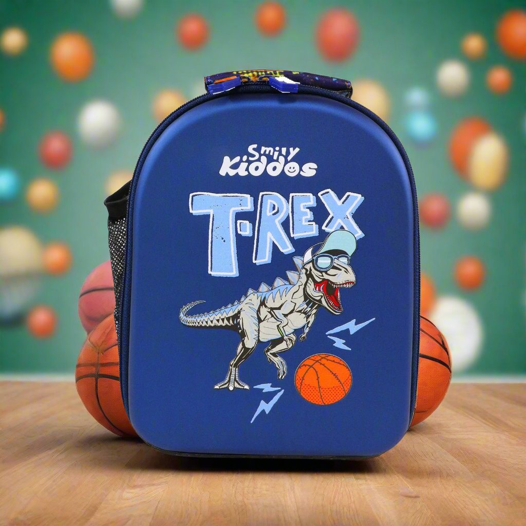 Smily Kiddos Eva Pre School Backpack T-rex - Blue