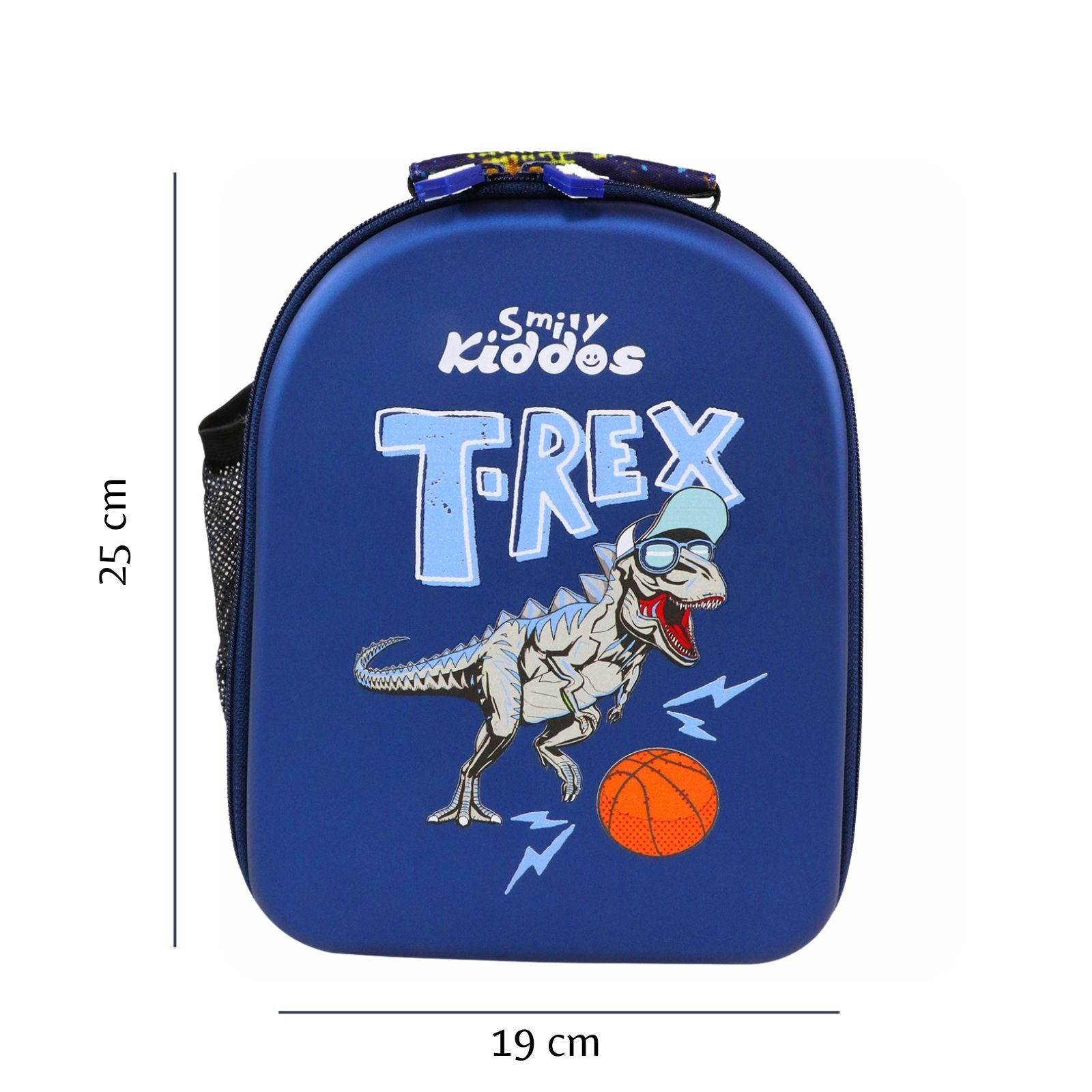 Smily Kiddos Eva Pre School Backpack T-rex - Blue