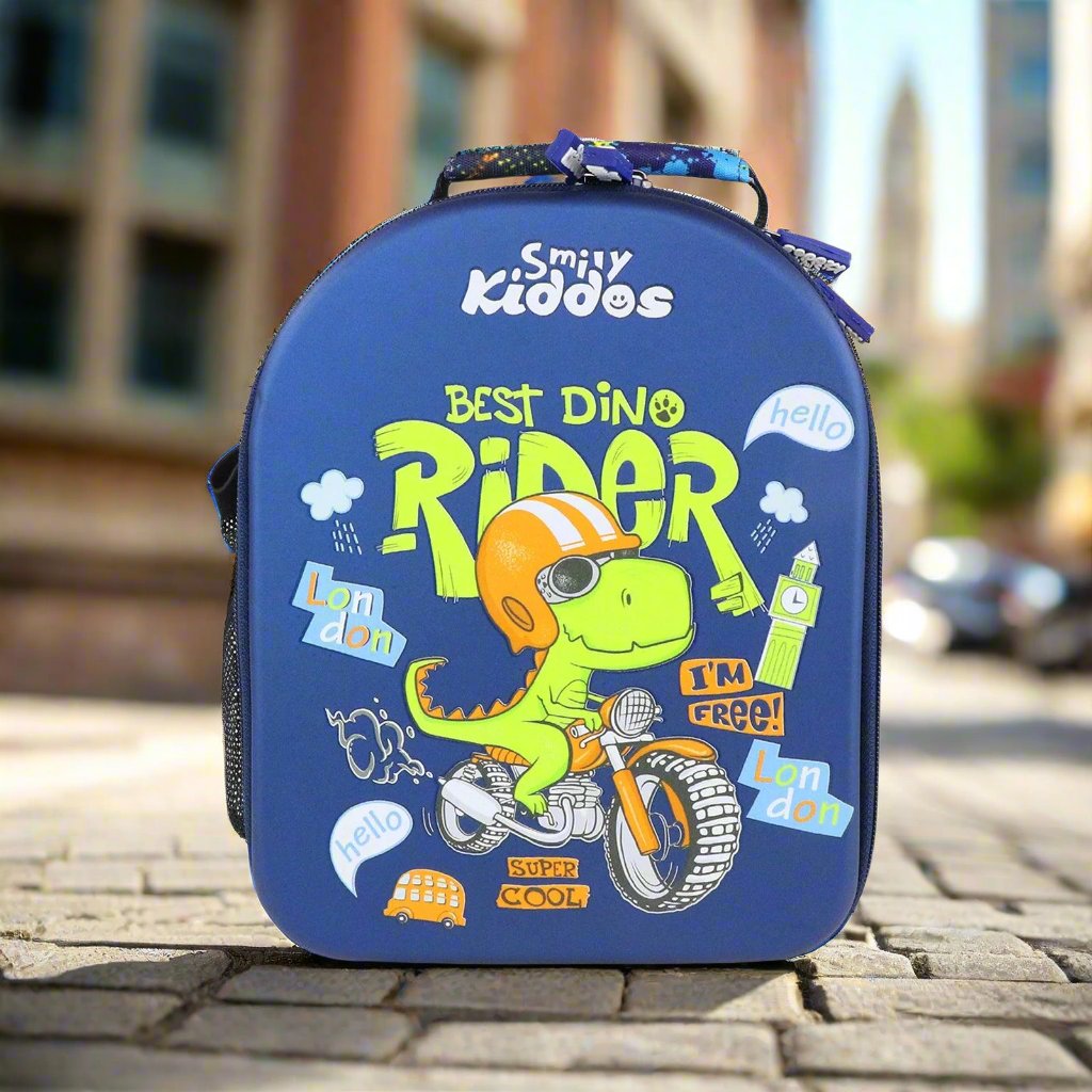 Smily Kiddos Eva Pre School Backpack Rider Dino - Blue