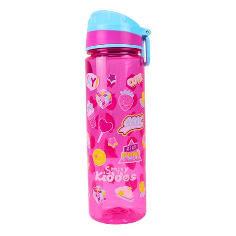 Image of Smily Kiddos Straight Water Bottle Pink