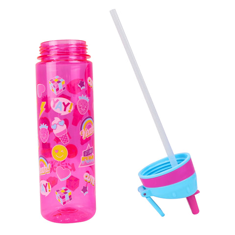 Image of Smily Kiddos Straight Water Bottle Pink