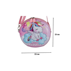 Smily Kiddos Eva Shell backpack - Unicorn theme Pink