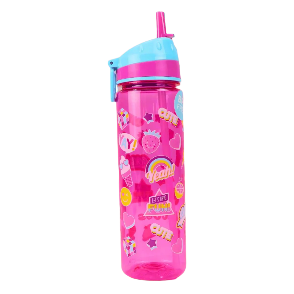 Sleek Hydration Straight Water Bottle – Pink