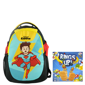 Smily Kiddos Combo Pack(Backpack & Board Game )