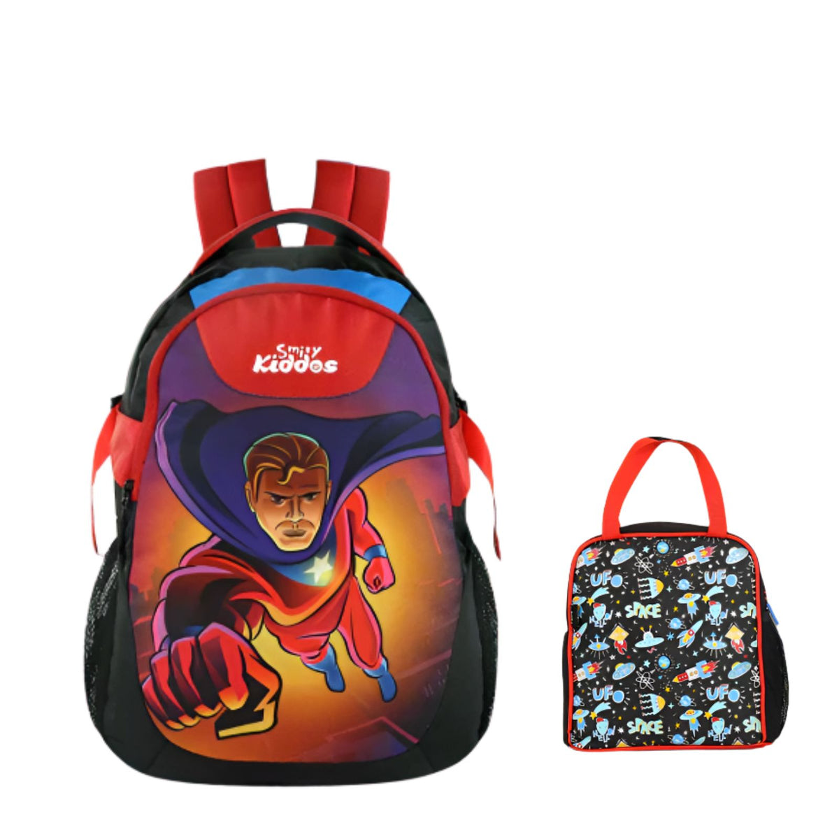 Smily Kiddos Combo Pack(Backpack & Lunch bag)