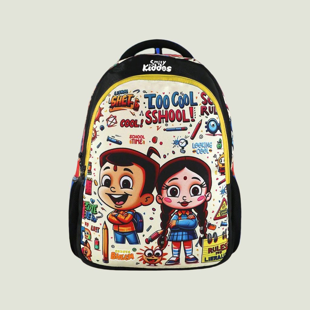 Smily Kiddos - Licensed Chhota Bheem Junior Backpack Too Cool III - Yellow