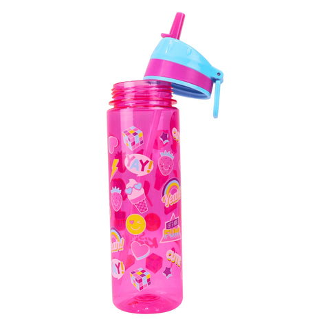 Image of Smily Kiddos Straight Water Bottle Pink