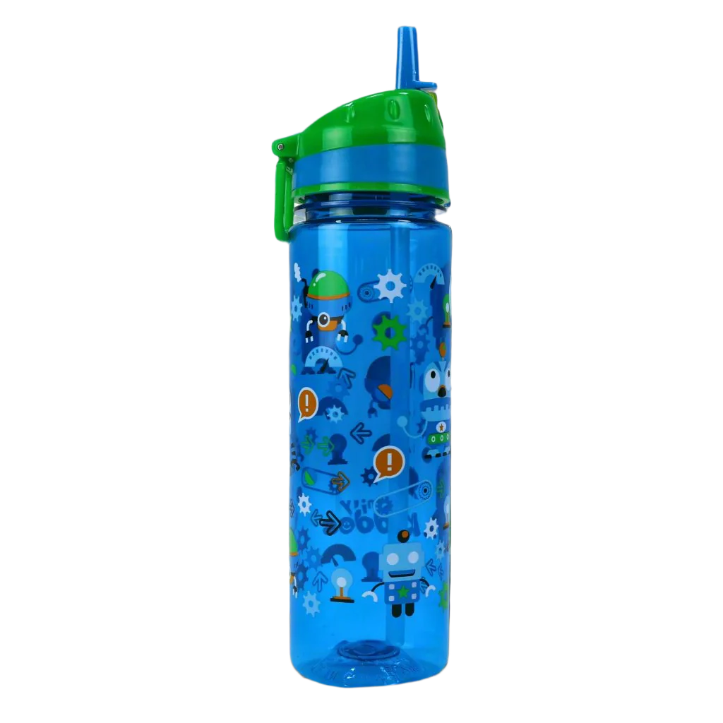 Sleek Hydration Straight Water Bottle – Blue