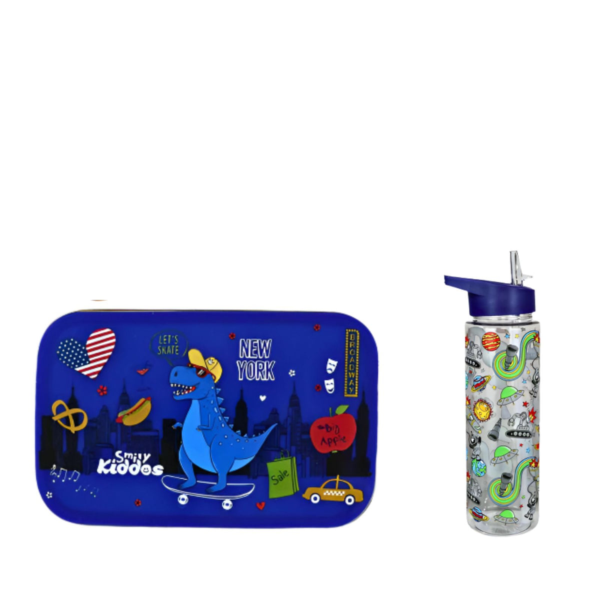 Smily Kiddos Combo Pack(Lunch Box & Water Bottel)