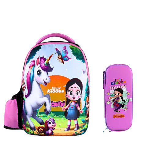 Image of Smily Kiddos Combo Pack(Backpack & Pencil Case)