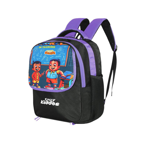 Image of Smily Kiddos - Licensed Chhota Bheem Preschool Backpack III - Purple