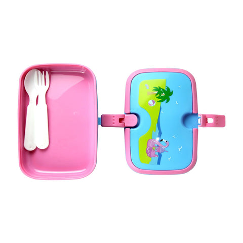 Image of Smily Kiddos Lunch Box Island Themed Light Blue