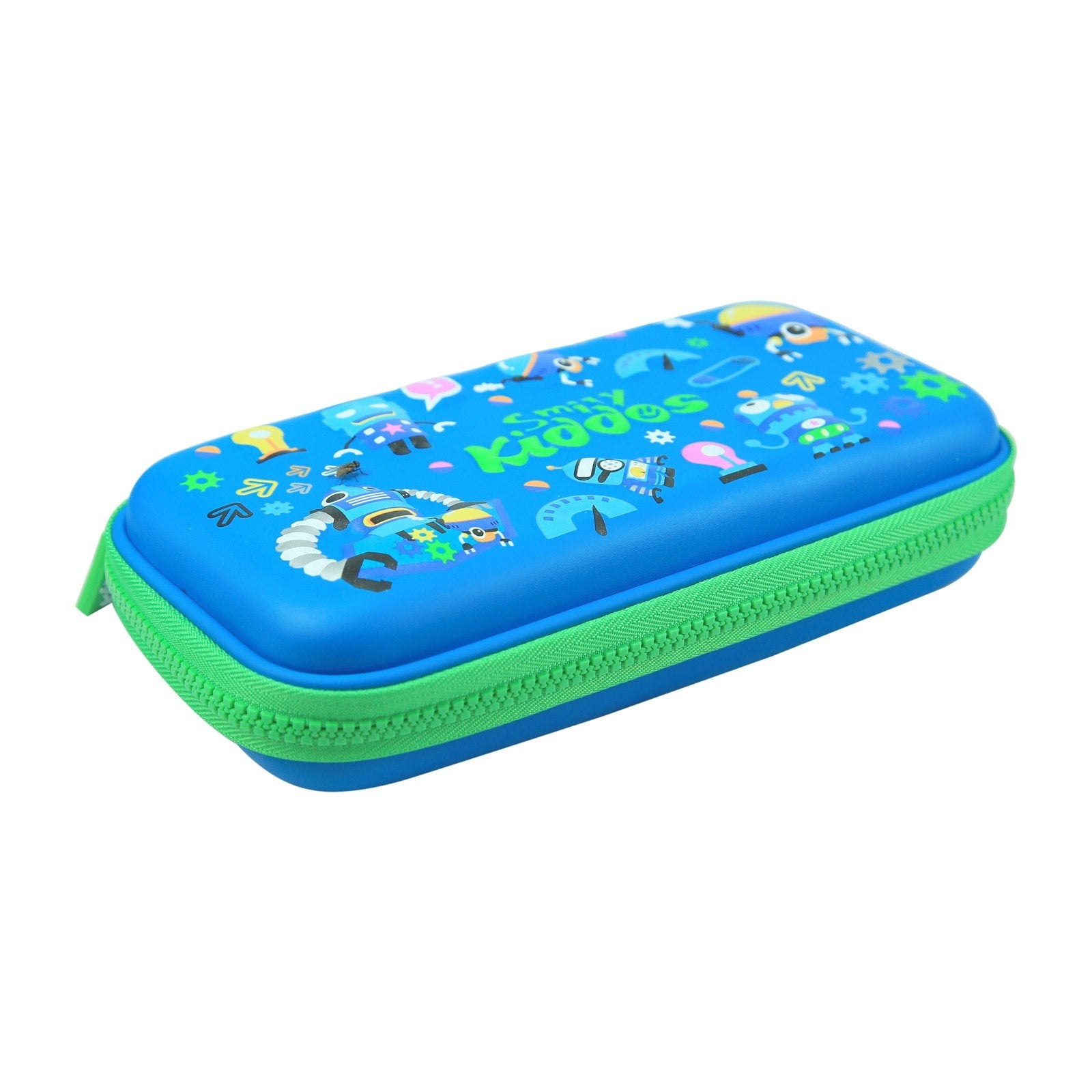 Tech Robot Small Pencil Case – Blue