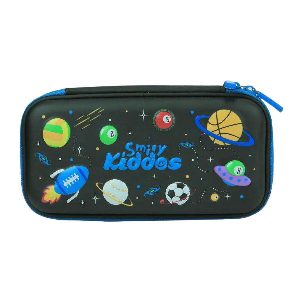 Galactic Adventure Small Pencil Case – Black