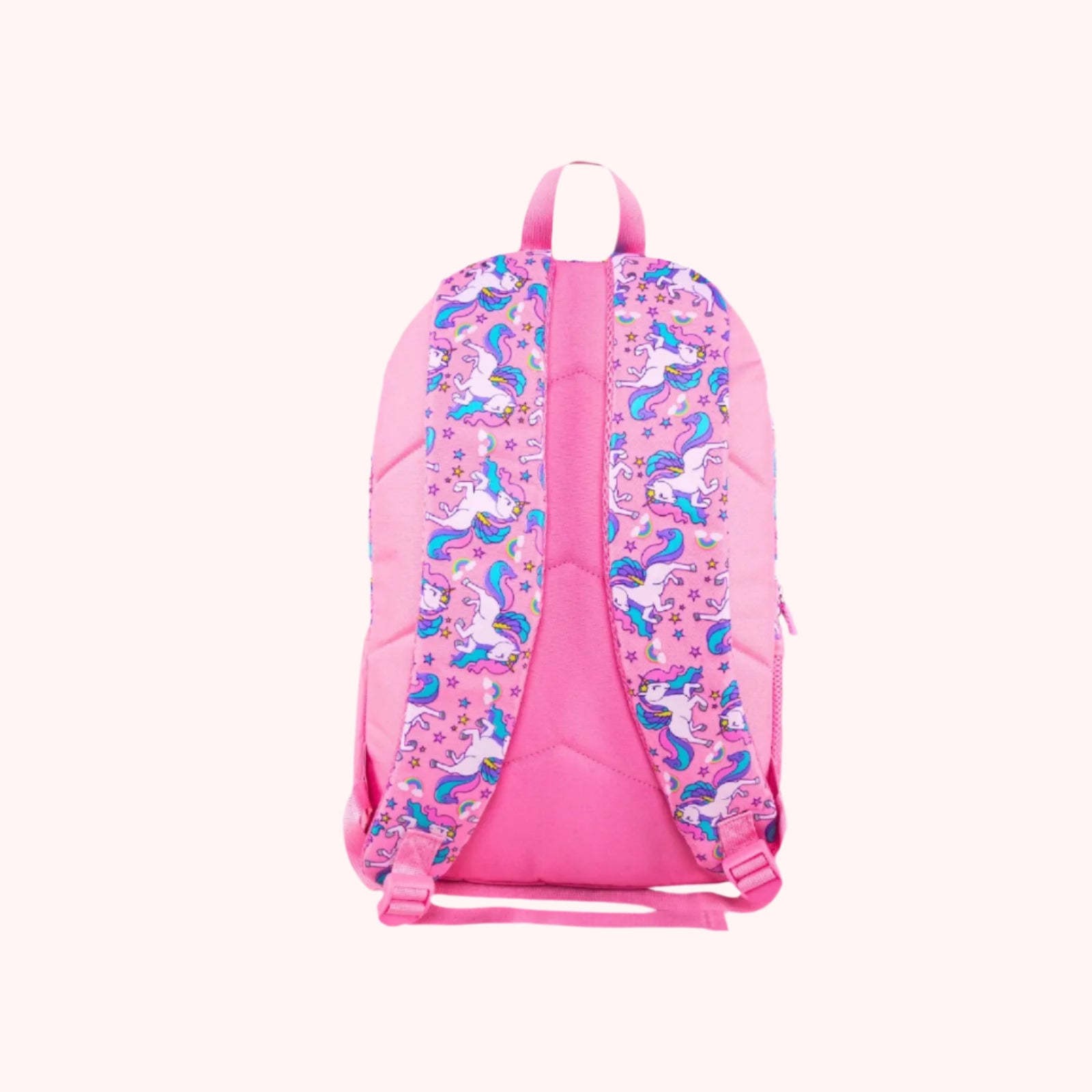 Smily Kiddos 15L EVA Shell Backpack | Sky Unicorn Theme | Pink | Durable & Spacious School Bag | 45 x 30 x 14 cm