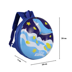 Smily Kiddos Donut Eva backpack - Ocean Theme Blue