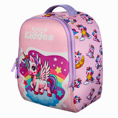 Magical Unicorn Theme Neoprene Preschool Backpack left side