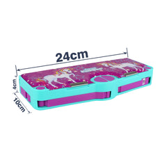 Smily Kiddos Multi Functional Pop Out Pencil Box for Kids Stationery for Children - Unicorn Theme - purple