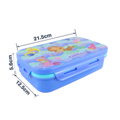 Smily Kiddos Small Brunch Stainless Steel Lunch Box - Mermaid Theme