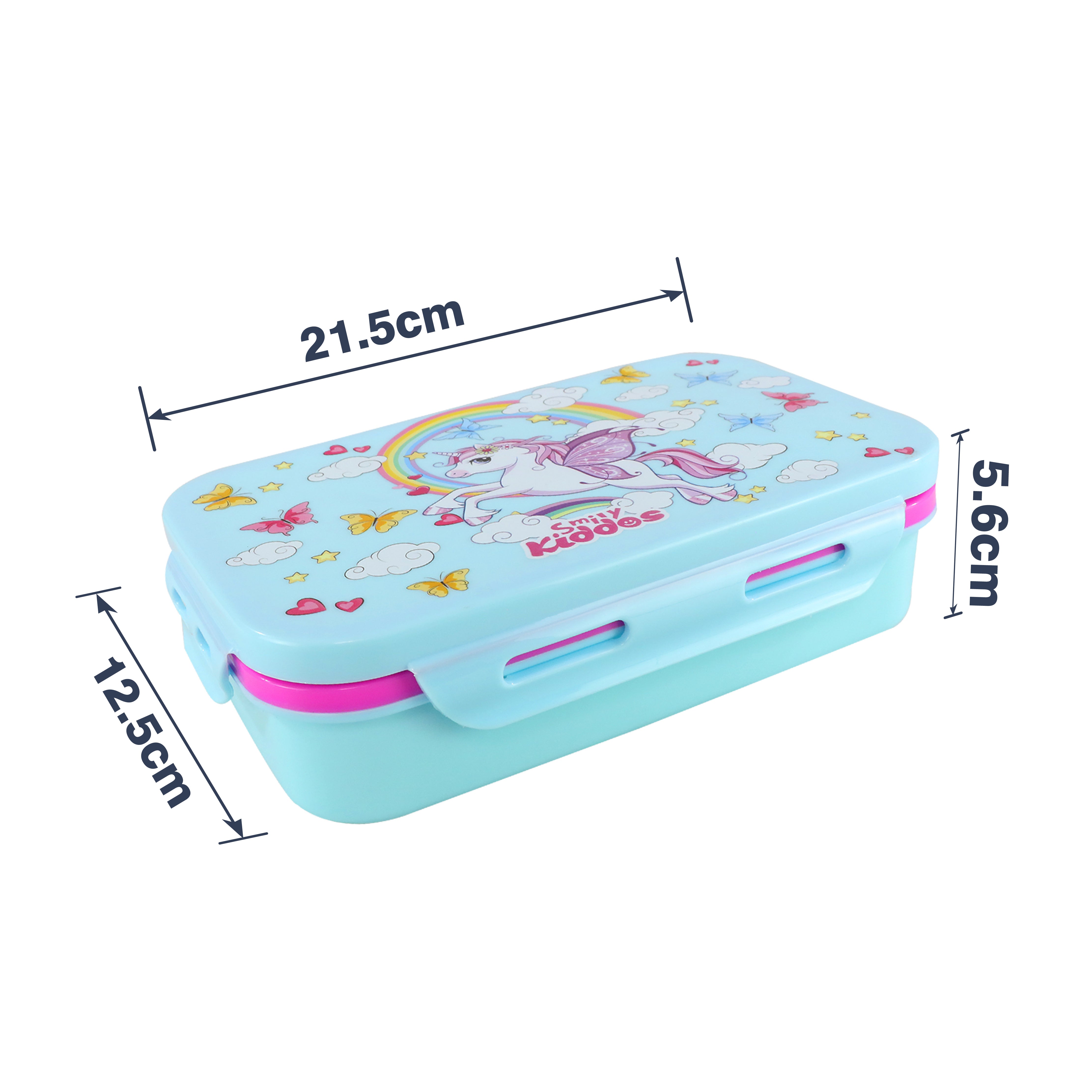 Smily Kiddos Small Brunch Stainless Steel Lunch Box - Unicorn Theme