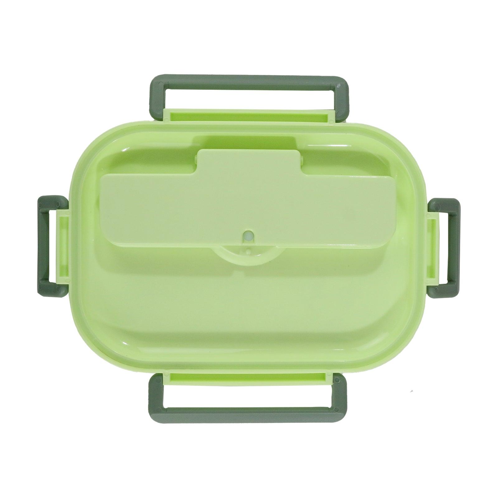 Smily kiddos Stainless Wildlife Theme Lunch Box -  Green- Large