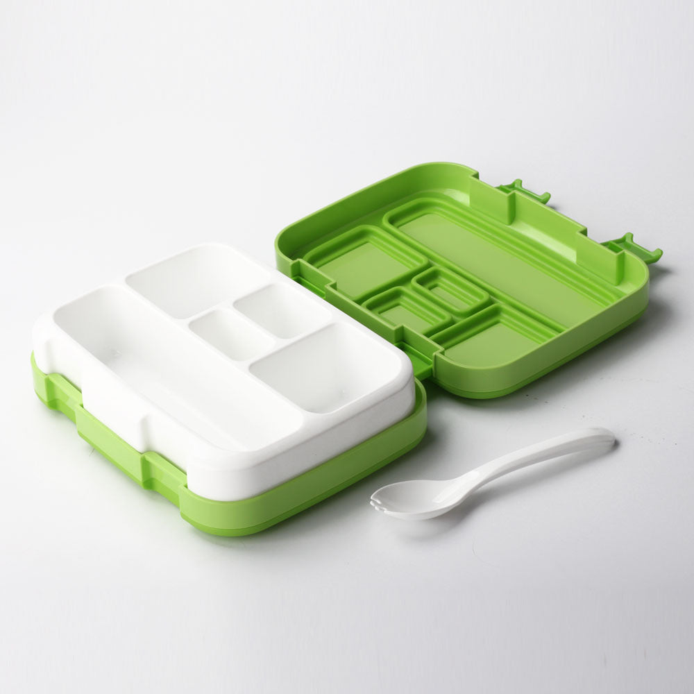 Lunch Combo Lion Theme Green ( LUNCH BAG, LUNCH BOX ,WATER BOTTLE)