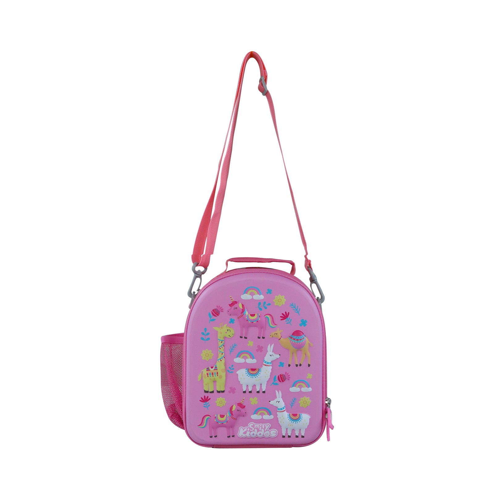 Smily Kiddos Hartop Eva Lunch Bag V2 Animal Theme Pink