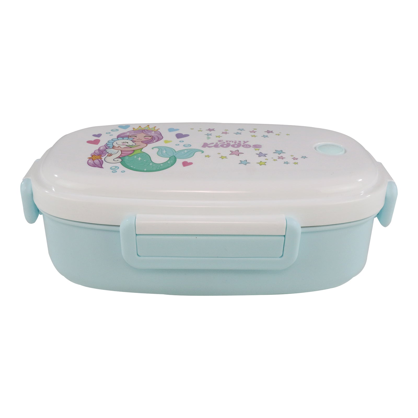 Smily kiddos Stainless Steel Lunch Box Small Mermaid Theme - Blue 3+ years