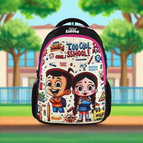 Image of Smily Kiddos - Licensed Chhota Bheem Junior Backpack Too Cool III -Pink