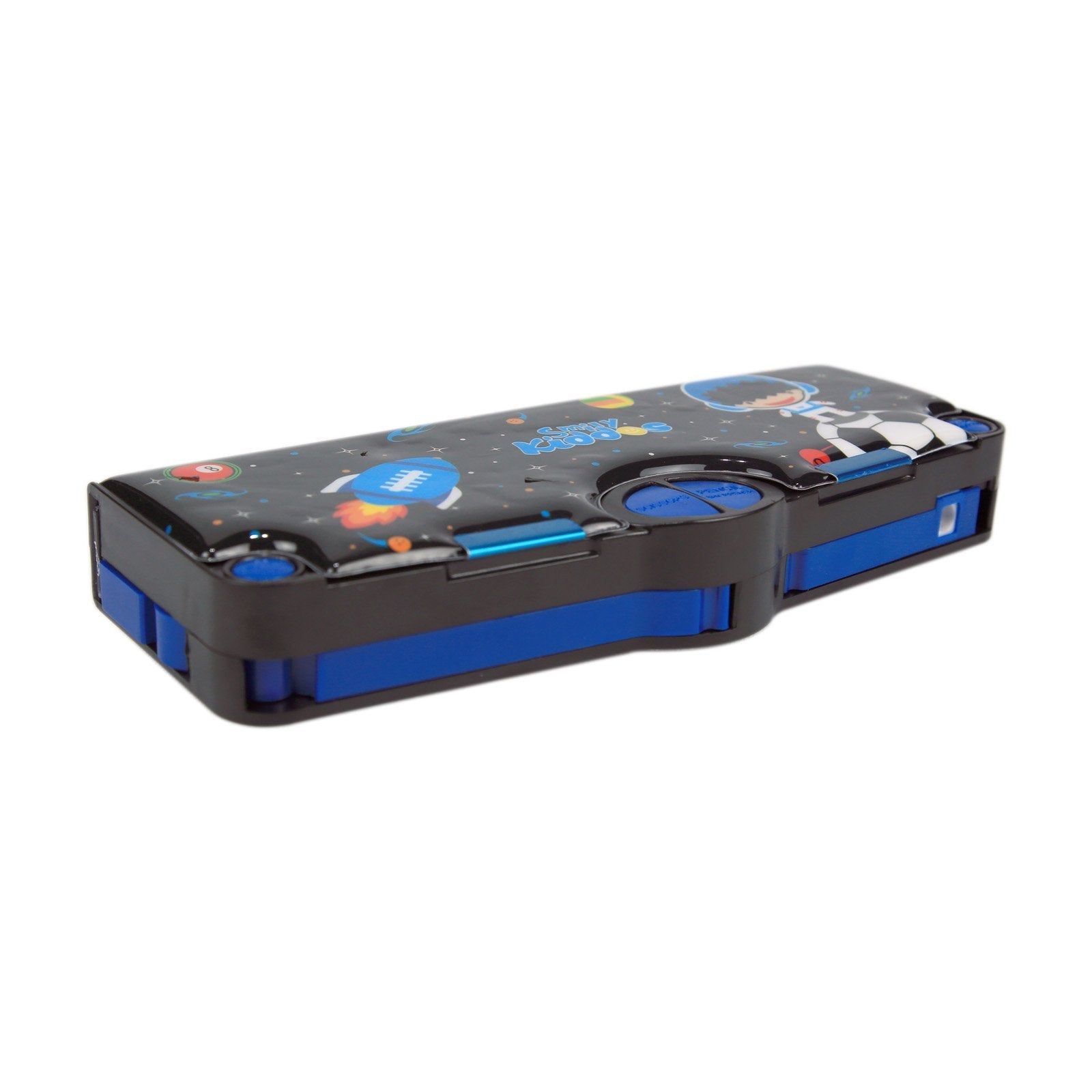 Galaxy Adventure Multi-Functional Pop-Out Pencil Box – Black