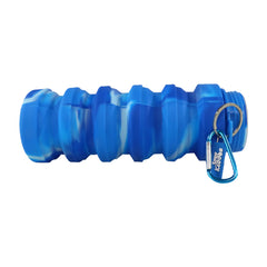 Smily Kiddos Silicone Expandable & Foldable Water Bottle Blue