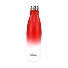 Smily Kiddos 500 ML Stainless Steel Water Bottle  - Matte Red White