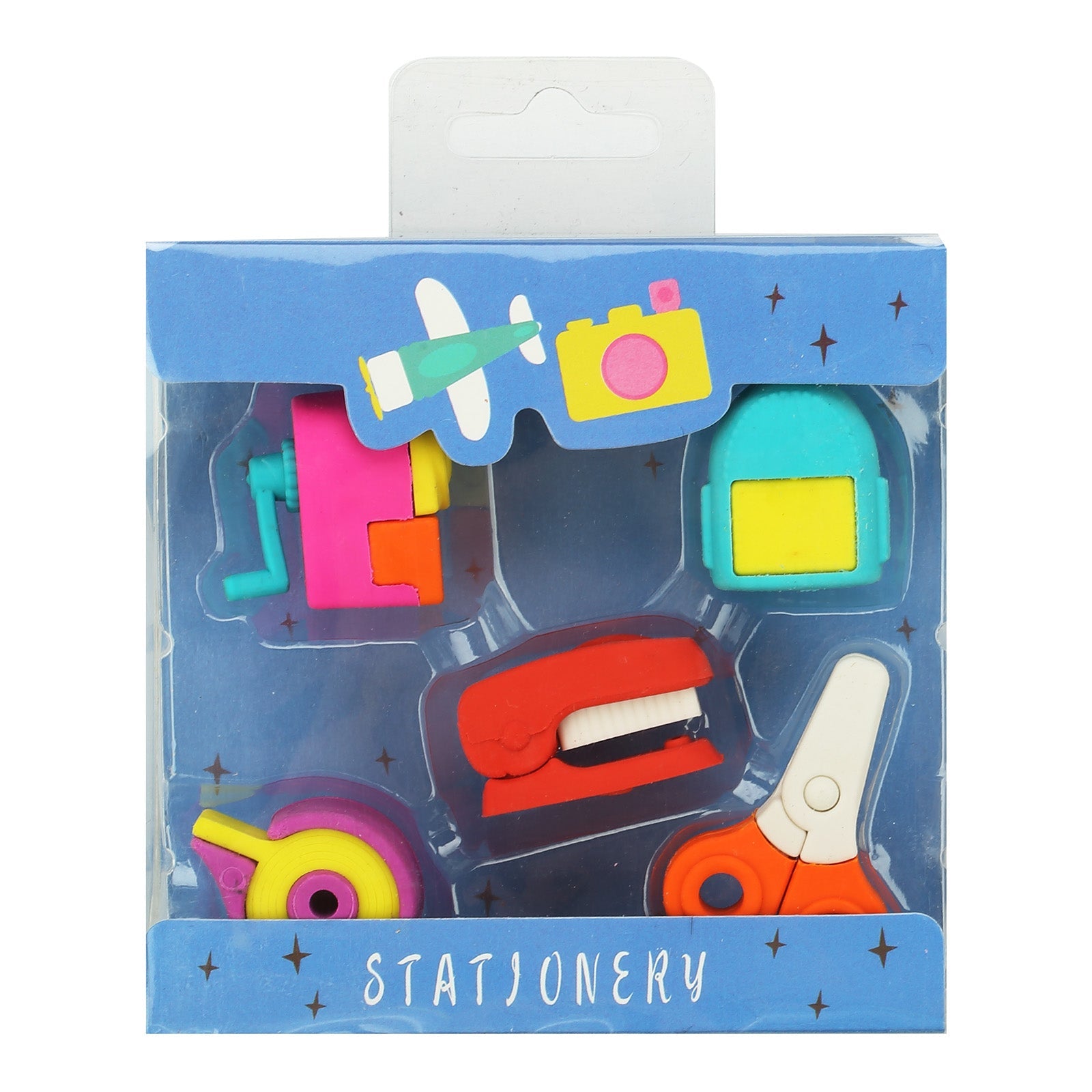 Fancy Stationery Eraser Set – Cute & Fun Erasers for Kids