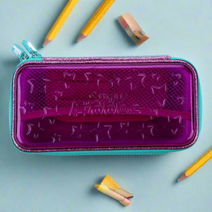 Smily Kiddos PVC Small Pencil Case Purple