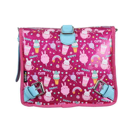 Image of Smily Kiddos Shiny Shoulder Bag - Pink