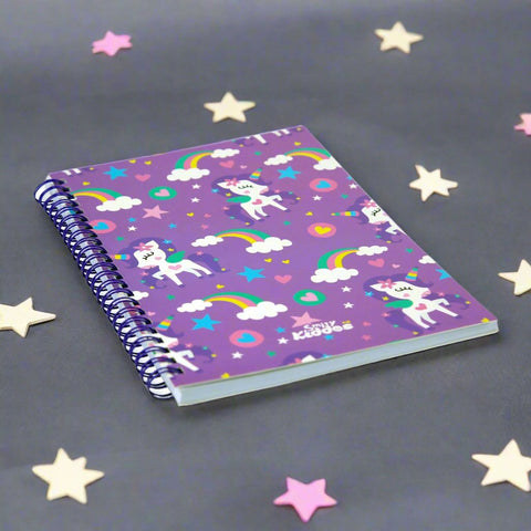 Image of Smily Kiddos A5 Lined Notebook Purple