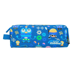 Robot Adventure Pencil Pouch – Blue