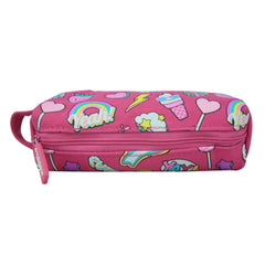 Playful Fun Theme Pencil Pouch – Pink