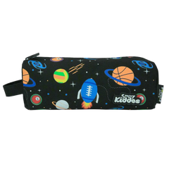 Galactic Explorer Pencil Pouch – Black (Space Theme)