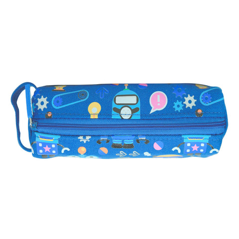 Image of Smily Kiddos Pencil Pouch Blue