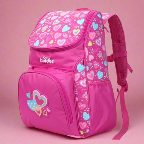 Image of Smily Kiddos U Shape Backpack Pink