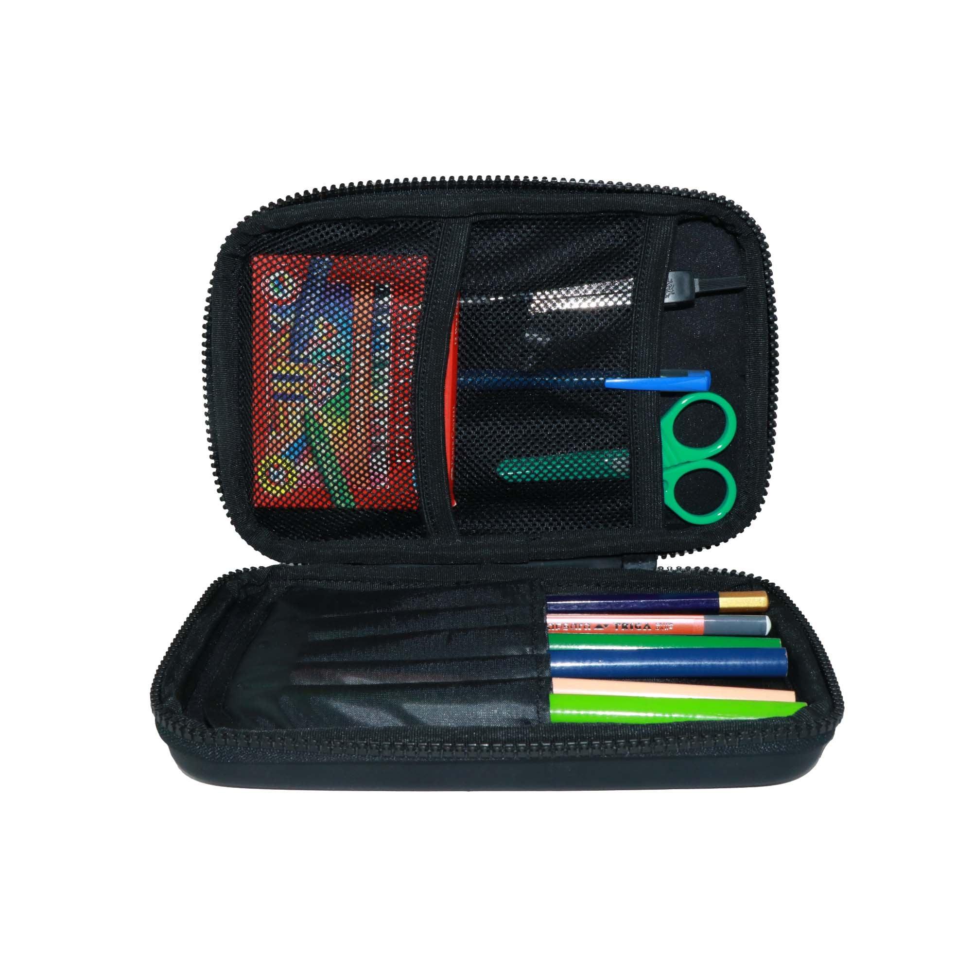 Smily Kiddos Single Compartment Eva Pencil Speedster - Black