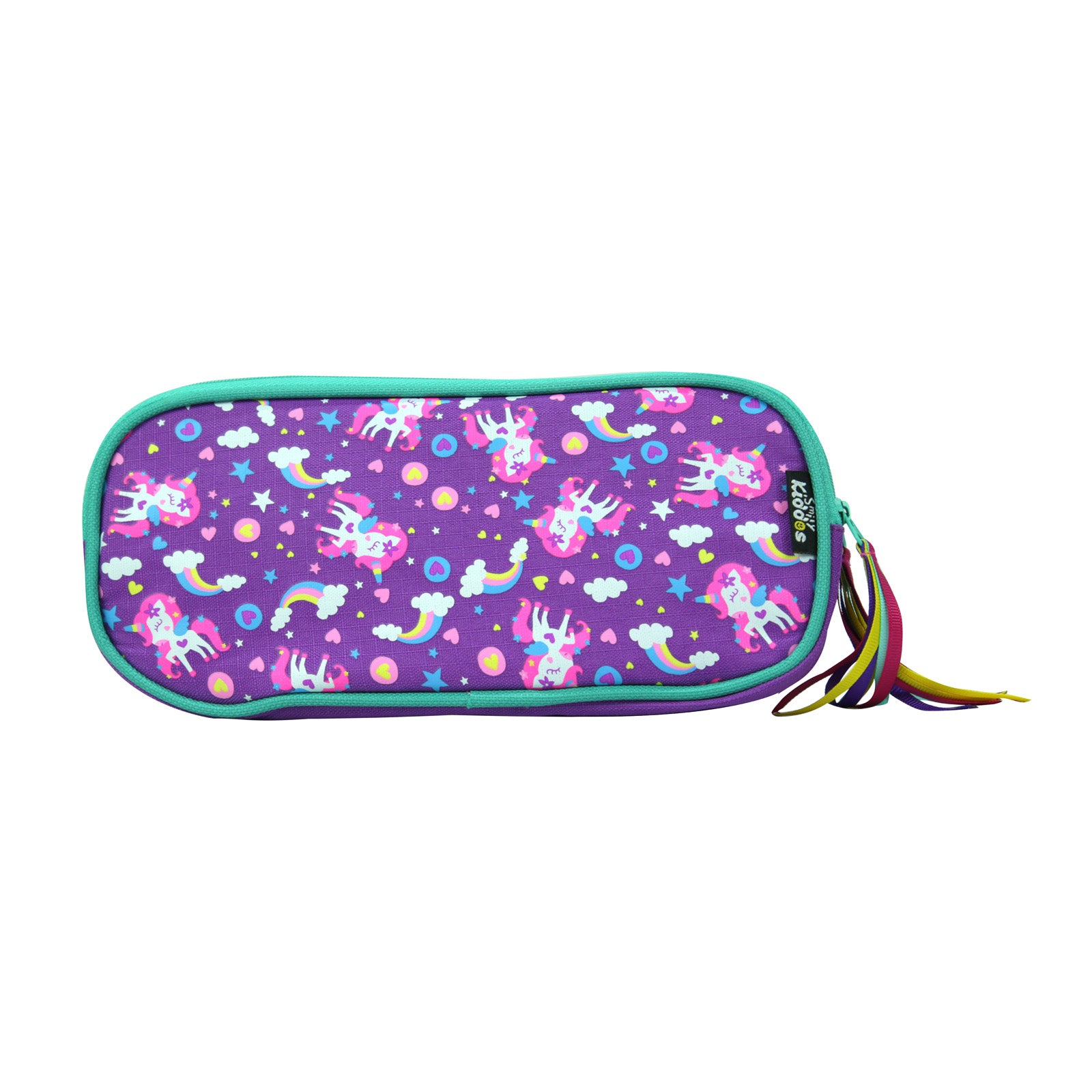 Stylish Transparent Pencil Case – Durable & Spacious - Purple