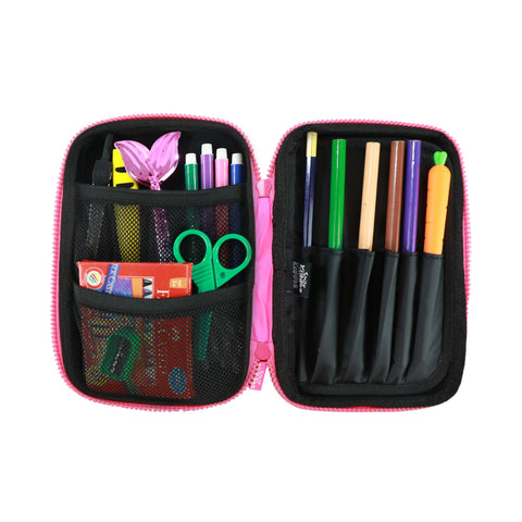Image of Smily Kiddos - Licensed Chhota Bheem  - Stylish & Spacious Hardtop EVA Pencil Case Chutki Follow my Steps - Pink