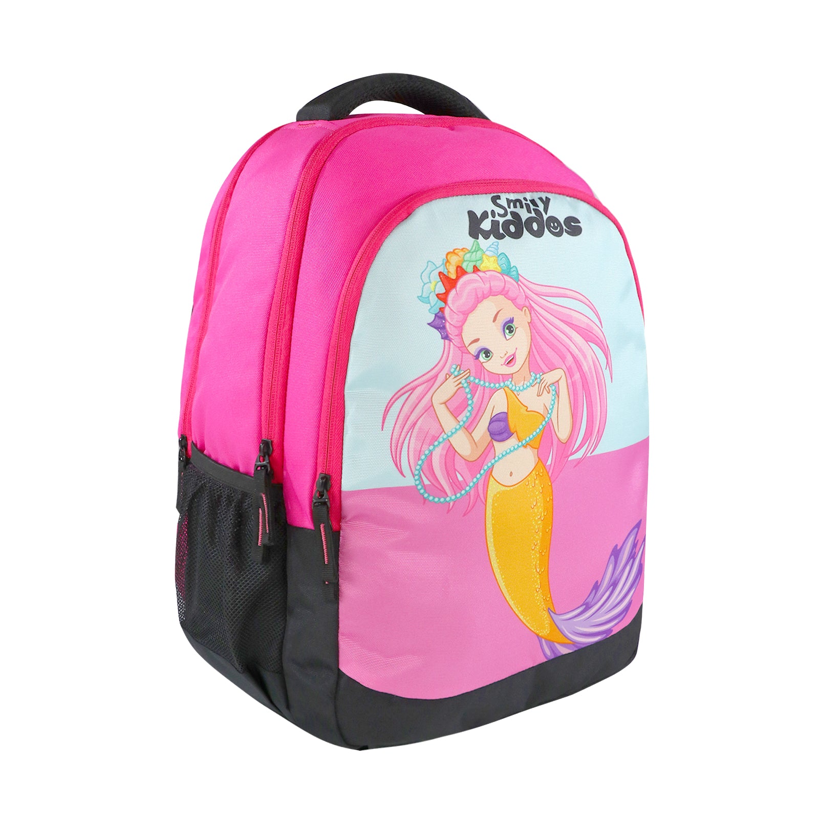 Junior School Bag Mermaid Theme pink